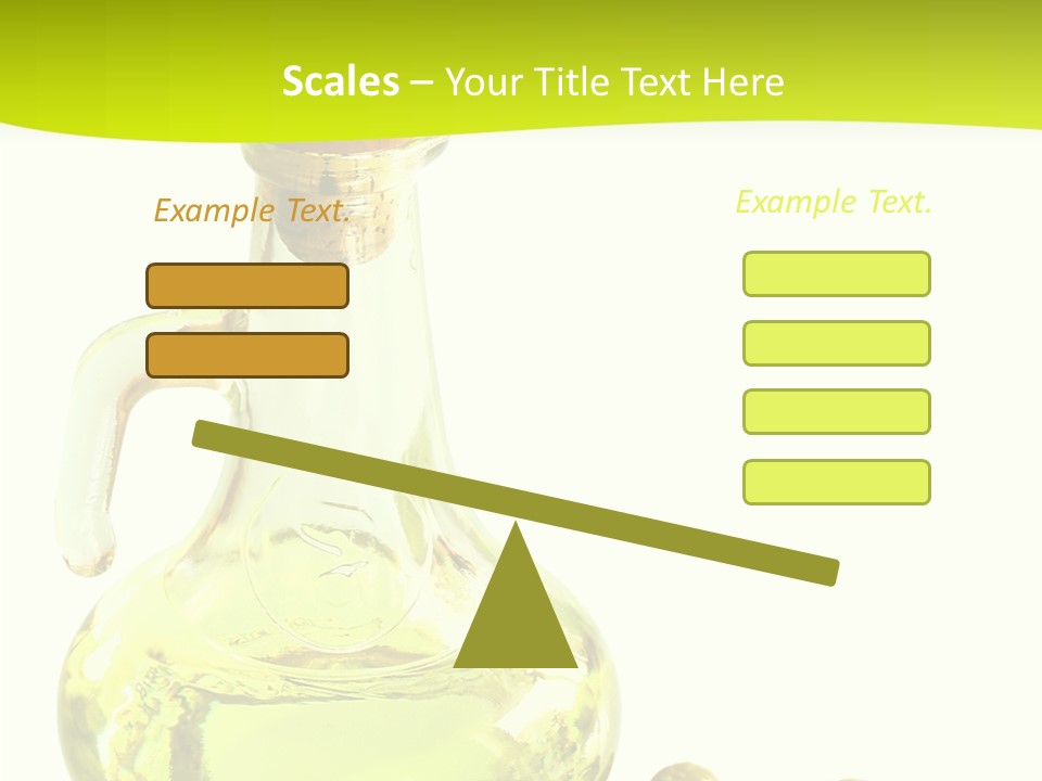 Mediterranean Elegant Bottle PowerPoint Template