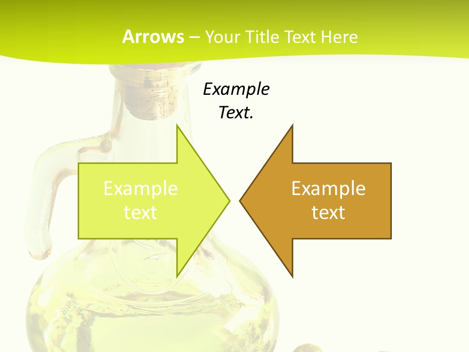 Mediterranean Elegant Bottle PowerPoint Template