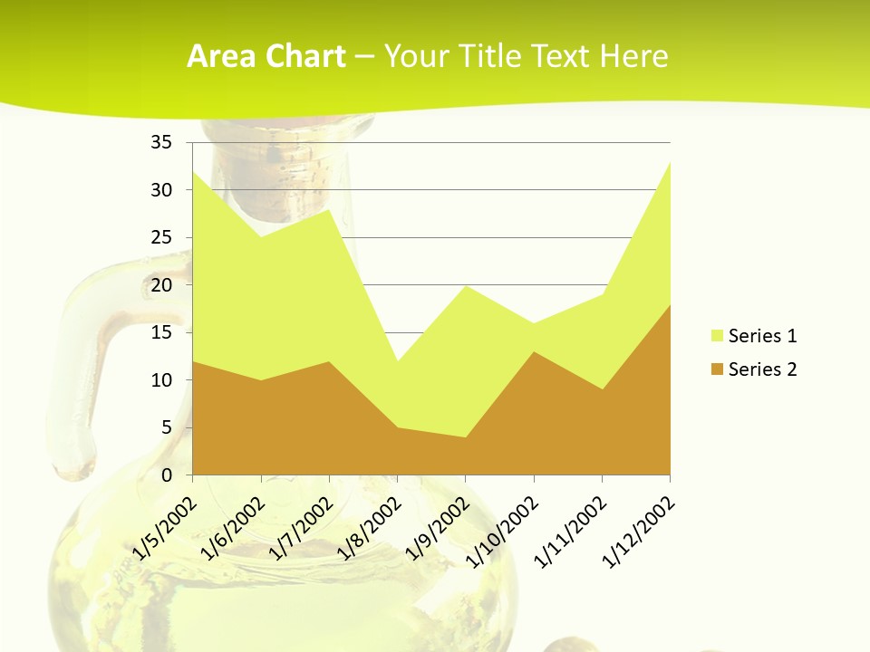 Mediterranean Elegant Bottle PowerPoint Template