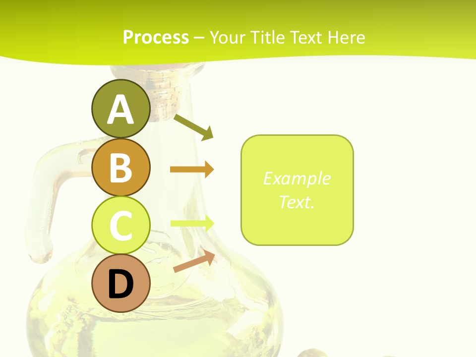 Mediterranean Elegant Bottle PowerPoint Template