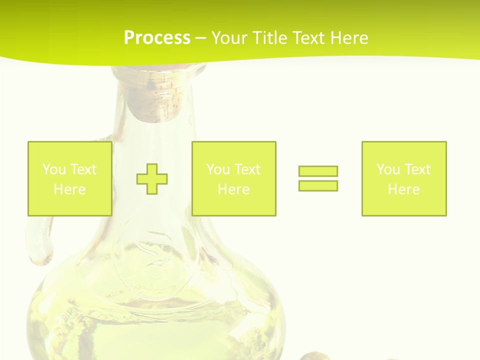 Mediterranean Elegant Bottle PowerPoint Template