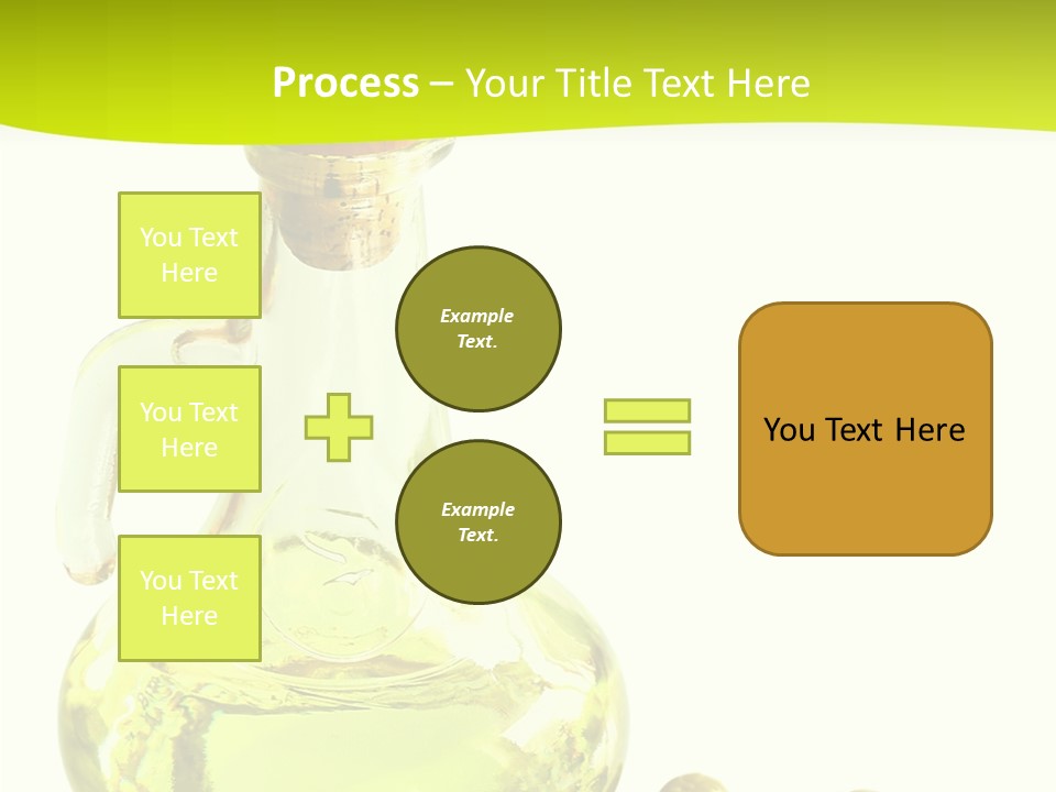 Mediterranean Elegant Bottle PowerPoint Template