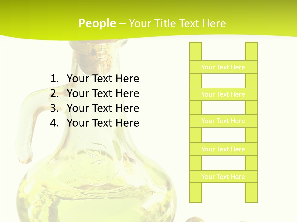 Mediterranean Elegant Bottle PowerPoint Template