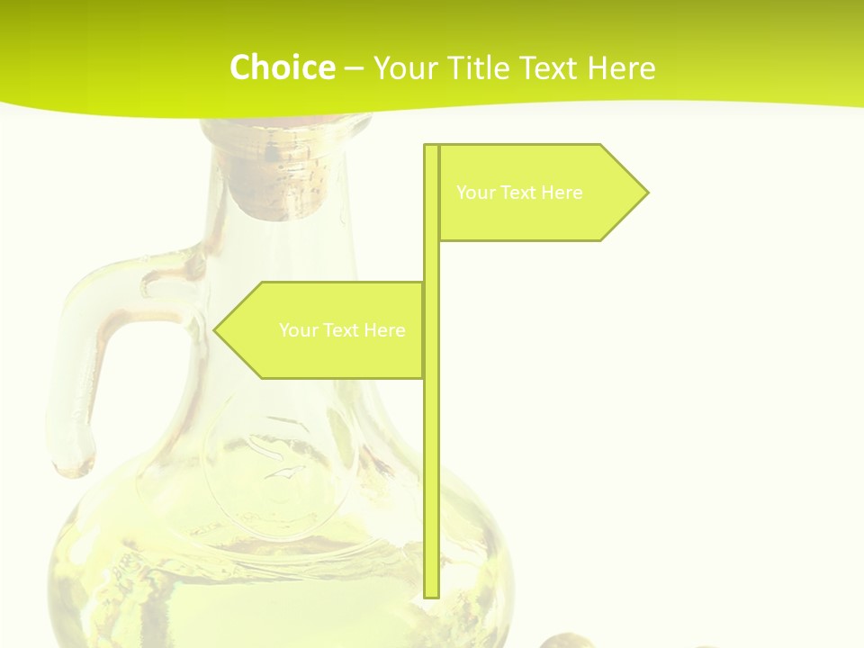 Mediterranean Elegant Bottle PowerPoint Template