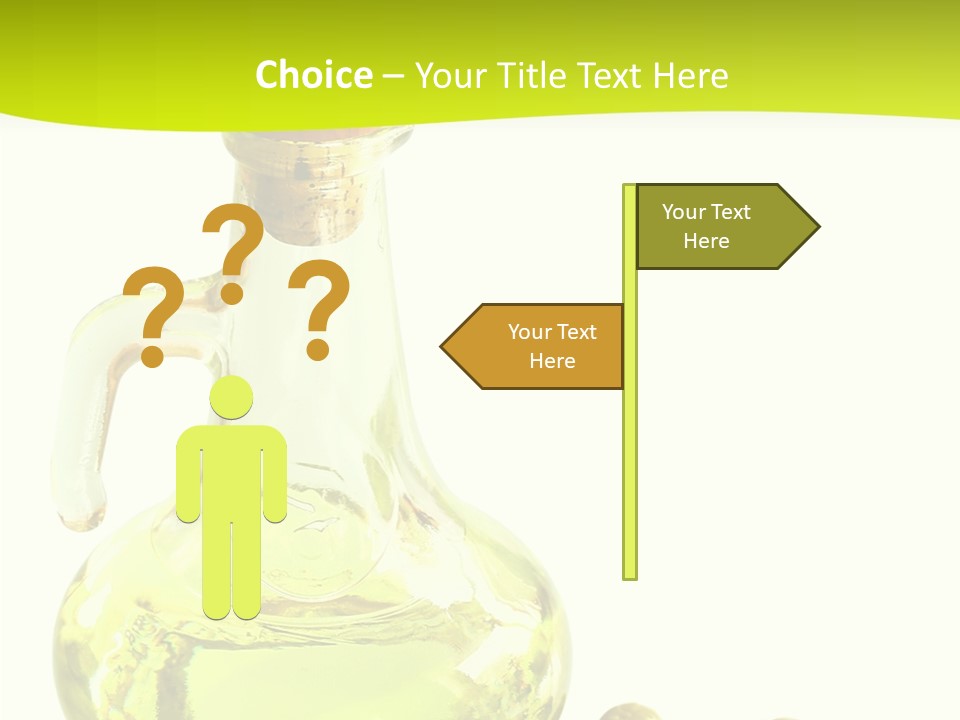 Mediterranean Elegant Bottle PowerPoint Template