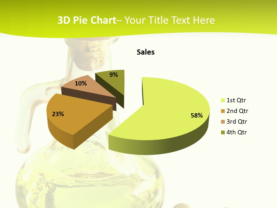 Mediterranean Elegant Bottle PowerPoint Template