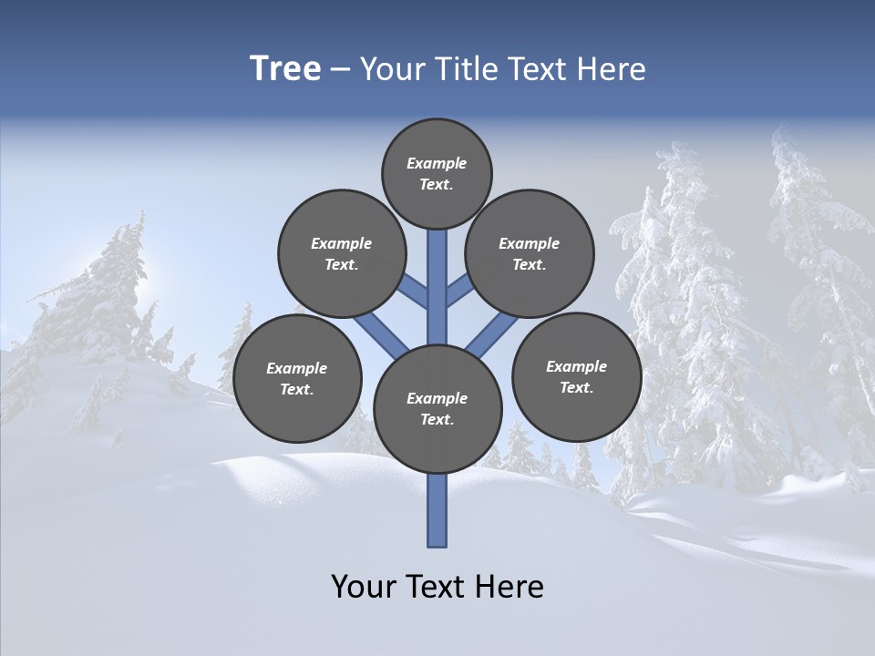 Black Tree Oriental PowerPoint Template