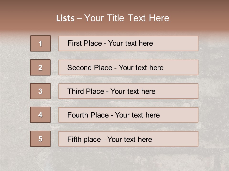 Urban Stone Tiled PowerPoint Template