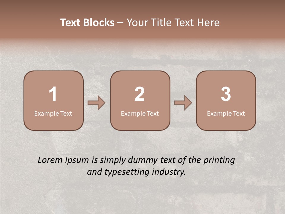 Urban Stone Tiled PowerPoint Template