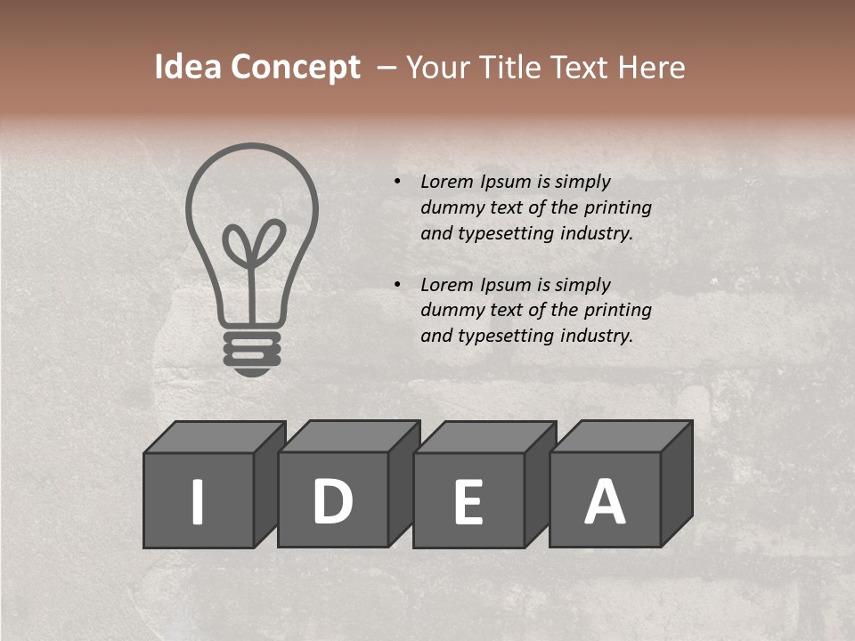Urban Stone Tiled PowerPoint Template