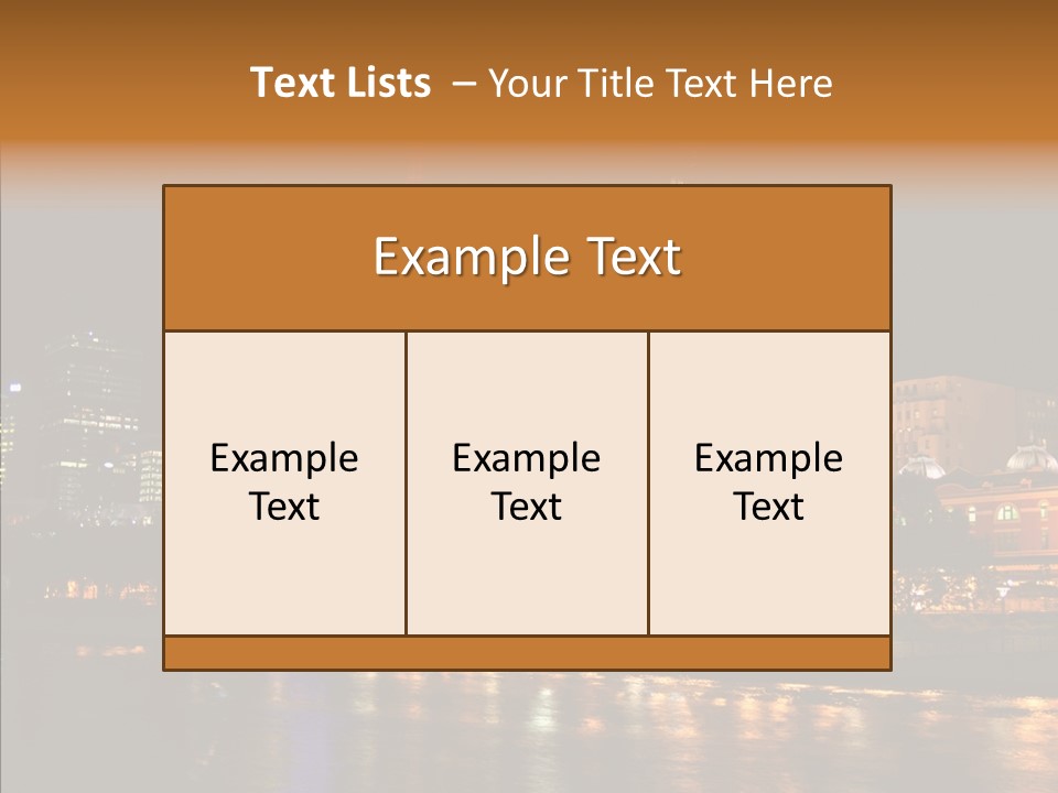 Central Still Station PowerPoint Template