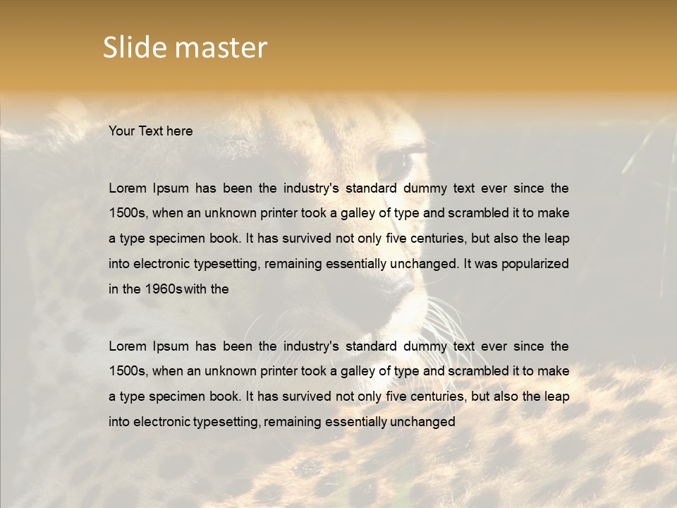 Fauna Animal Animales PowerPoint Template