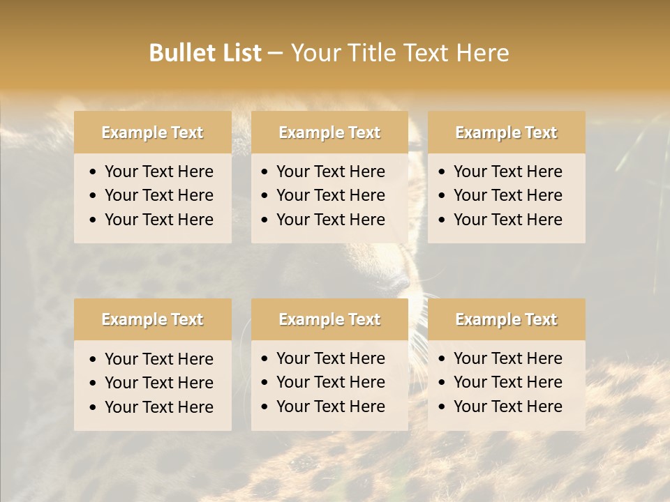 Fauna Animal Animales PowerPoint Template