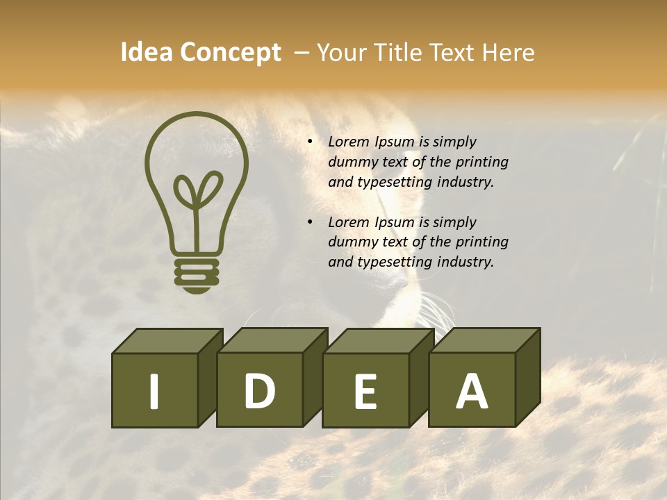 Fauna Animal Animales PowerPoint Template