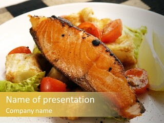 Nutrition Lemon Eat PowerPoint Template