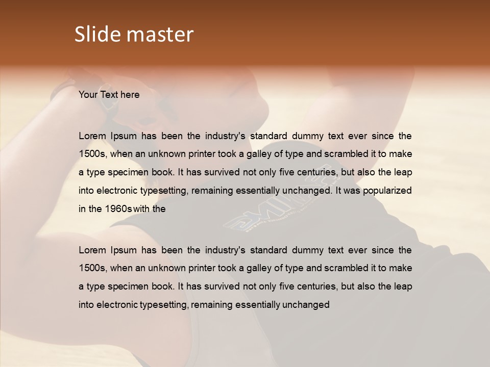 Writing Company Human PowerPoint Template