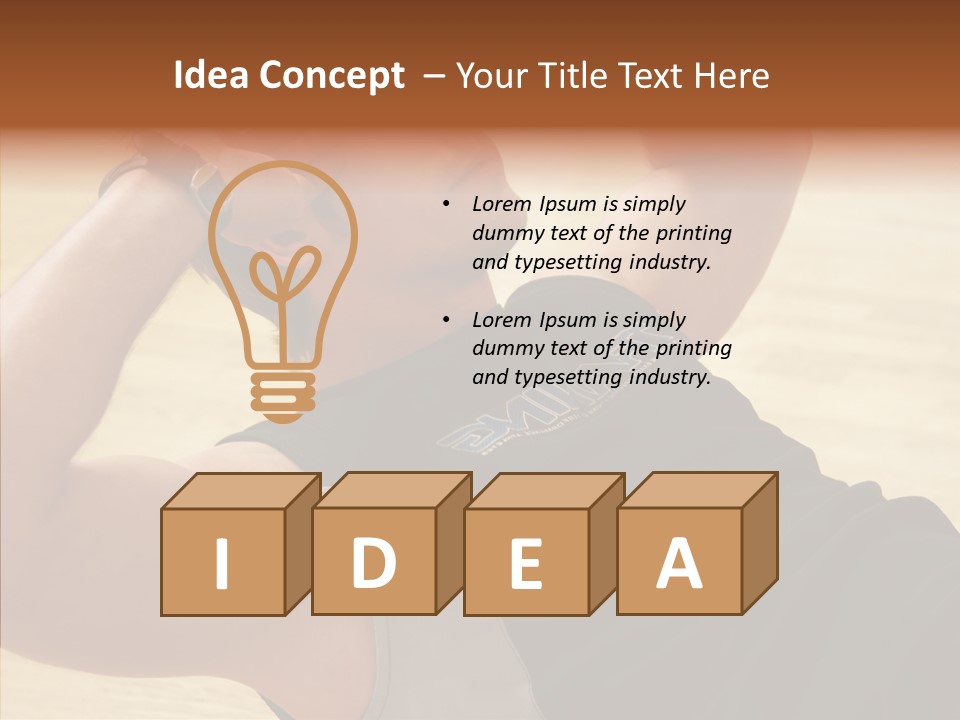 Writing Company Human PowerPoint Template