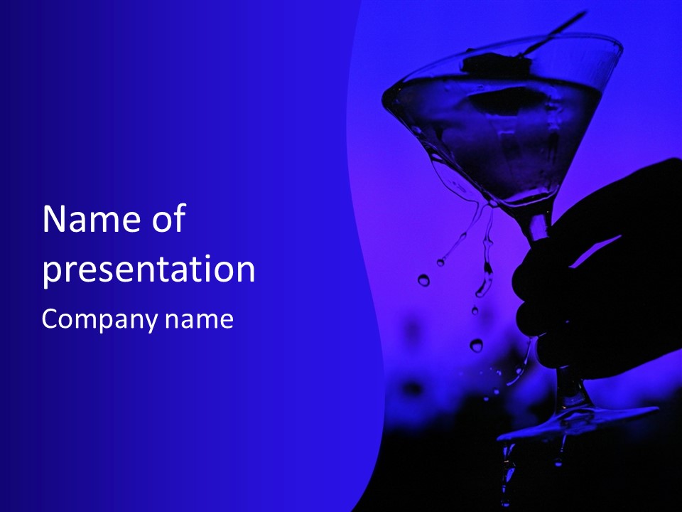 Celebration Restaurant Cold PowerPoint Template