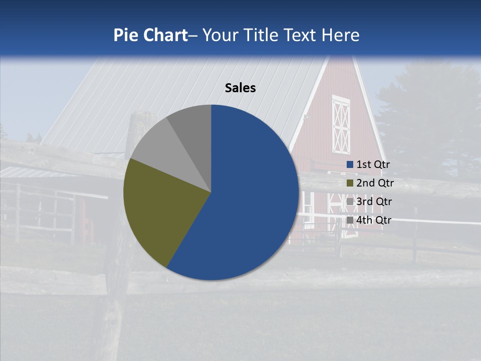 Barn Landscape New PowerPoint Template