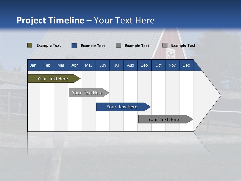 Barn Landscape New PowerPoint Template