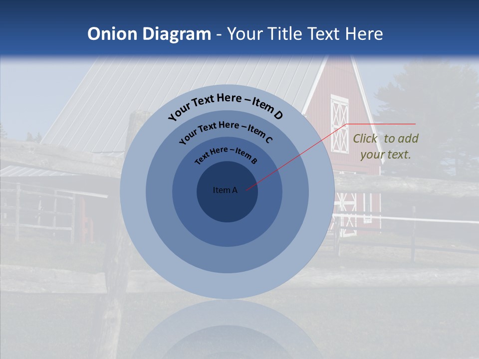 Barn Landscape New PowerPoint Template