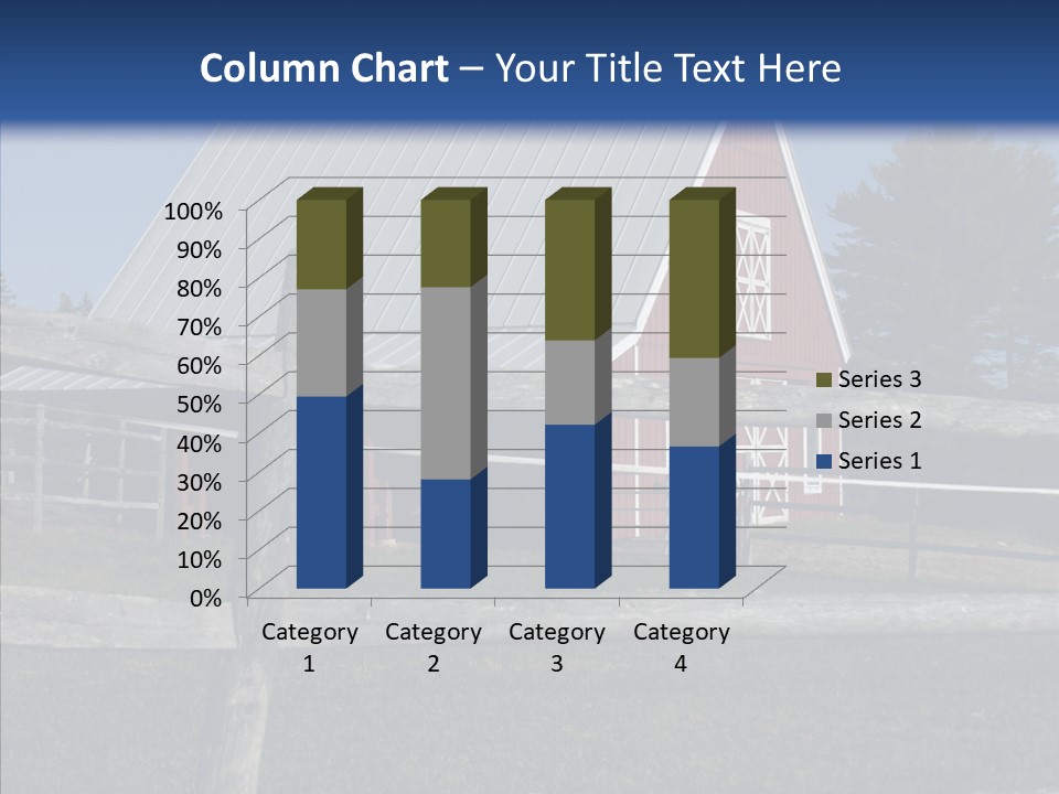 Barn Landscape New PowerPoint Template
