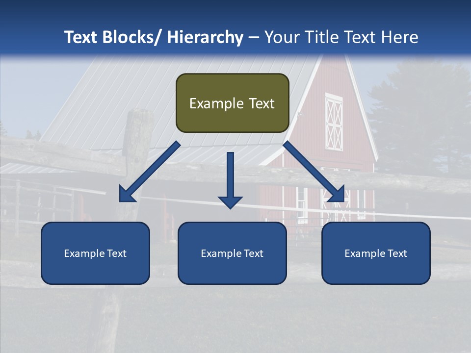 Barn Landscape New PowerPoint Template
