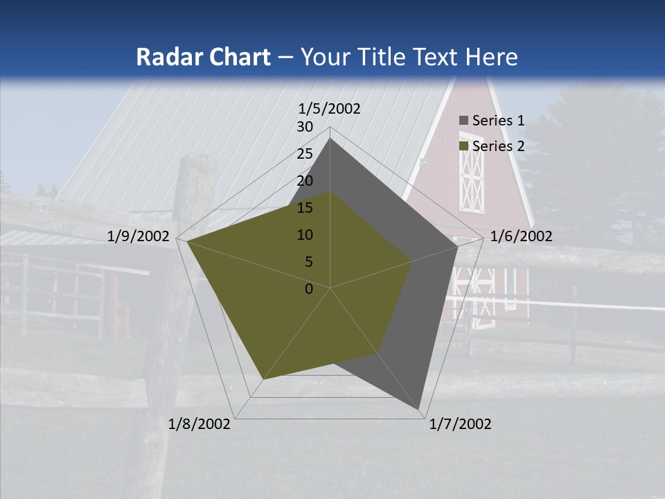 Barn Landscape New PowerPoint Template