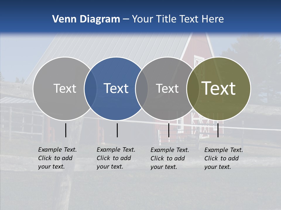 Barn Landscape New PowerPoint Template