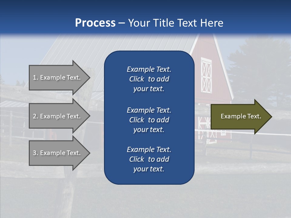 Barn Landscape New PowerPoint Template