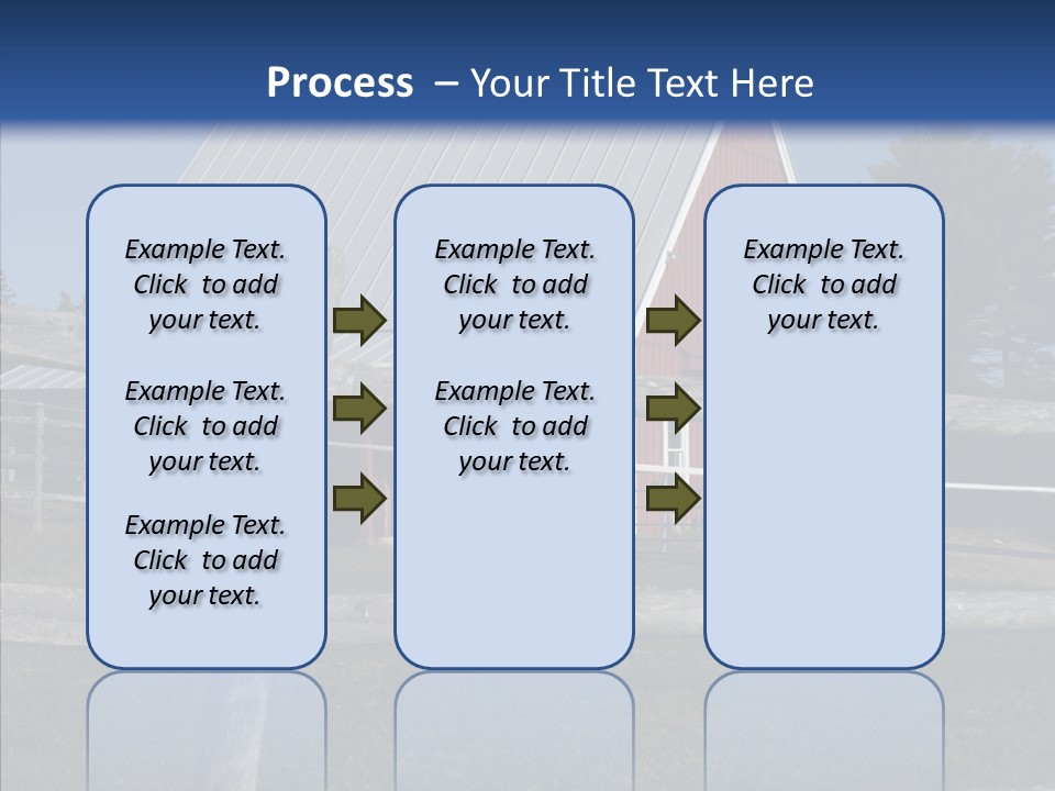 Barn Landscape New PowerPoint Template
