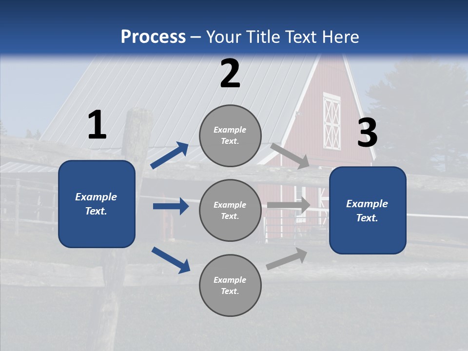 Barn Landscape New PowerPoint Template