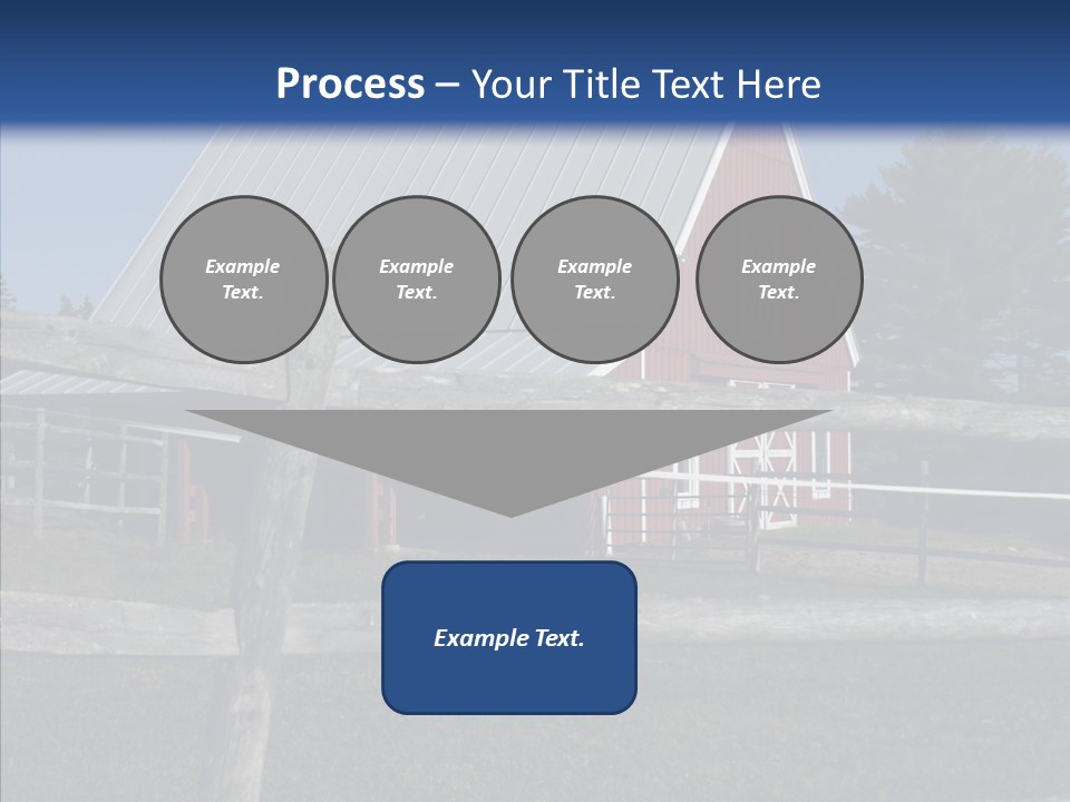 Barn Landscape New PowerPoint Template