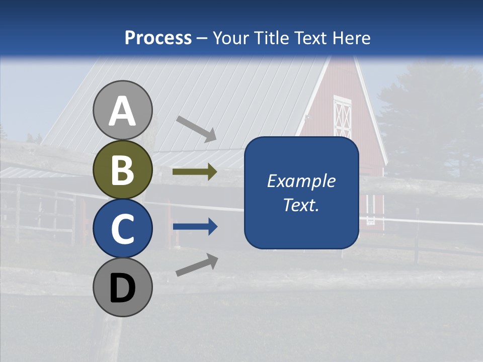 Barn Landscape New PowerPoint Template