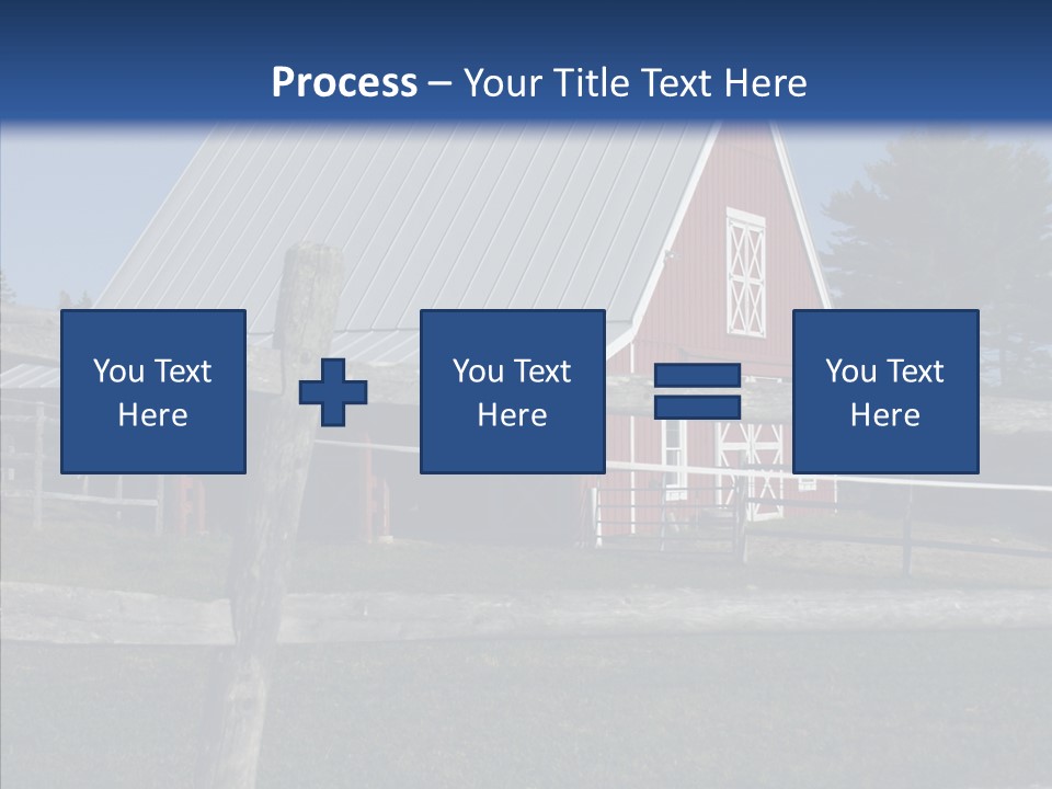 Barn Landscape New PowerPoint Template