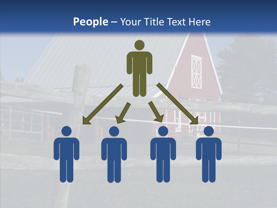 Barn Landscape New PowerPoint Template