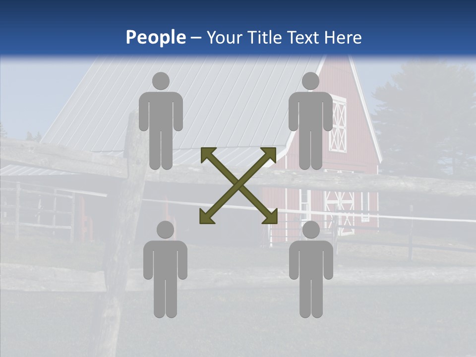 Barn Landscape New PowerPoint Template
