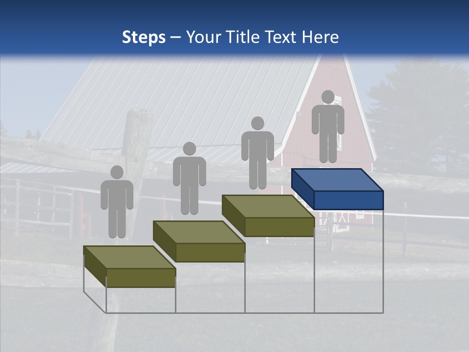 Barn Landscape New PowerPoint Template