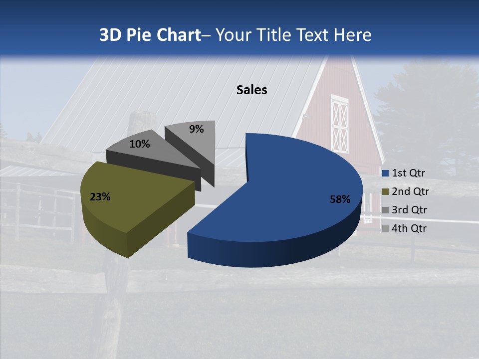 Barn Landscape New PowerPoint Template