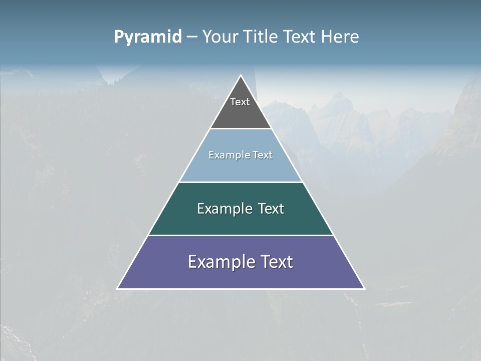 Altitude Bear Grass Glacier Park PowerPoint Template