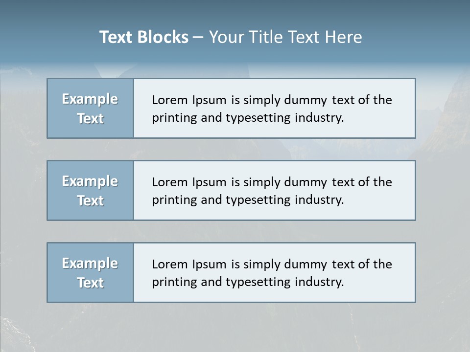 Altitude Bear Grass Glacier Park PowerPoint Template