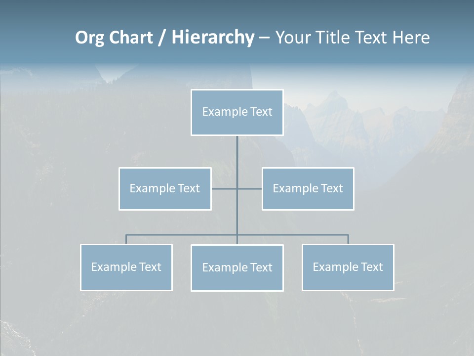 Altitude Bear Grass Glacier Park PowerPoint Template