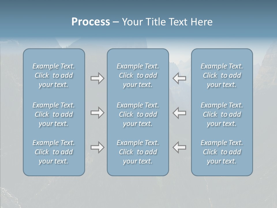 Altitude Bear Grass Glacier Park PowerPoint Template