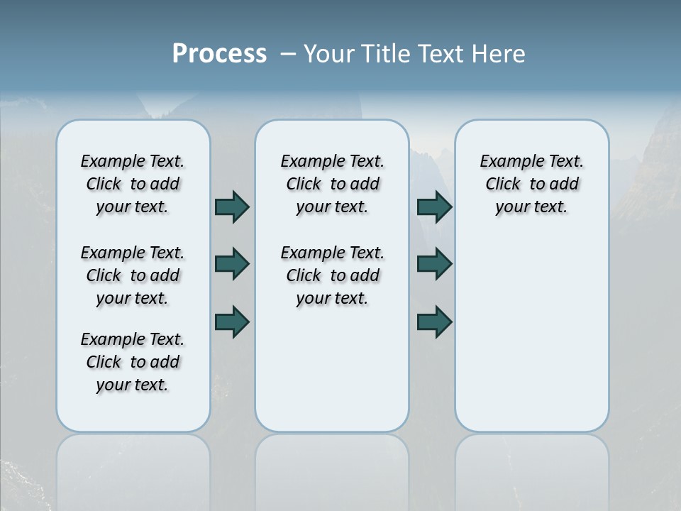 Altitude Bear Grass Glacier Park PowerPoint Template