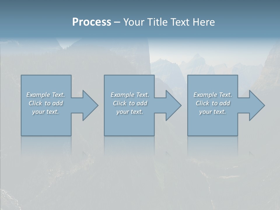 Altitude Bear Grass Glacier Park PowerPoint Template