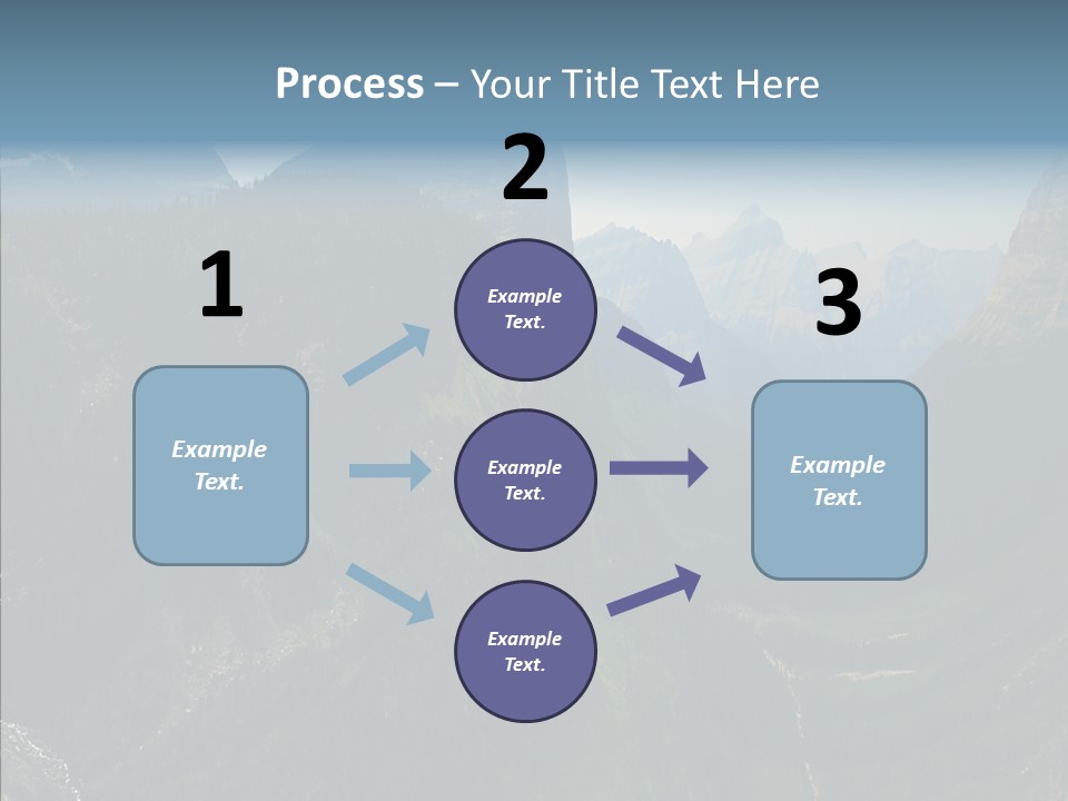 Altitude Bear Grass Glacier Park PowerPoint Template