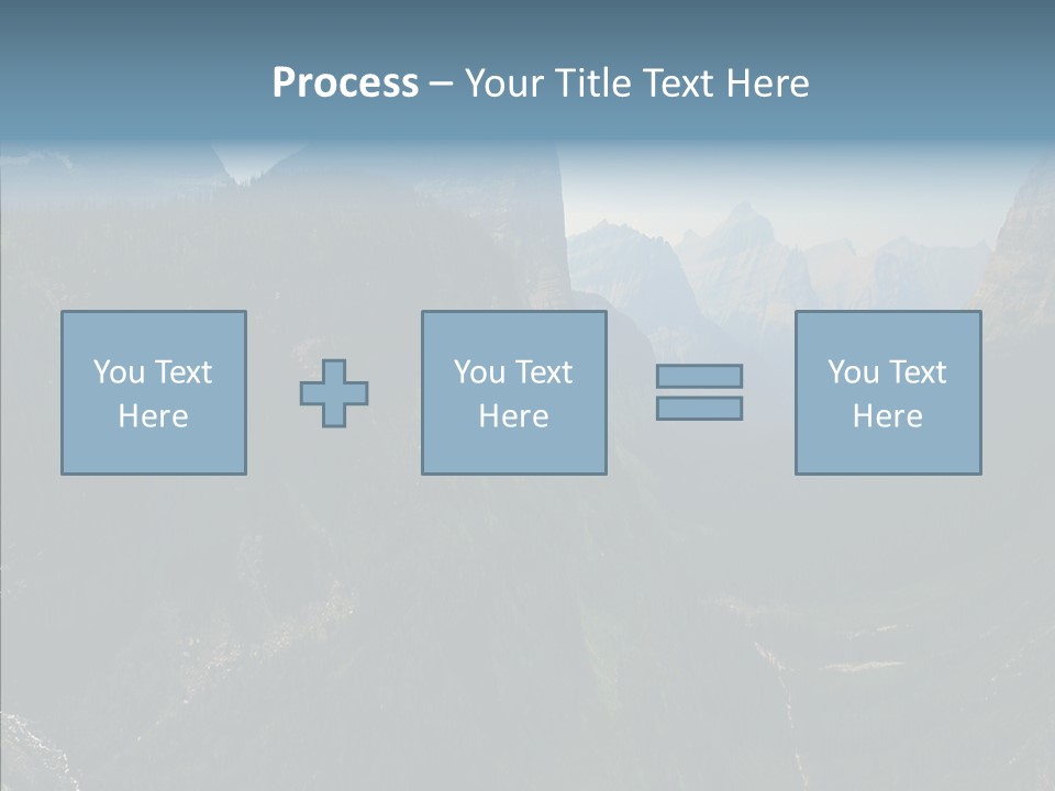 Altitude Bear Grass Glacier Park PowerPoint Template