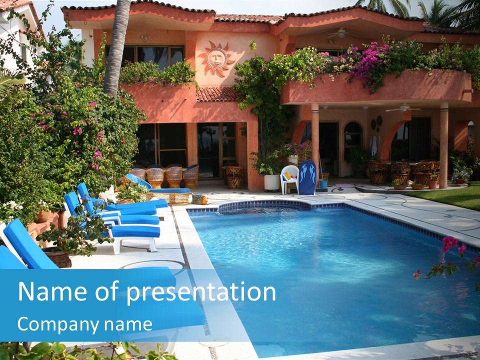 Summer Recreational Estate PowerPoint Template