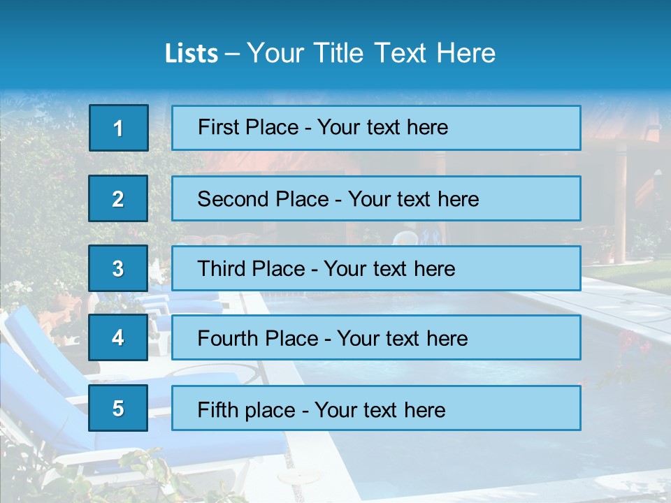 Summer Recreational Estate PowerPoint Template