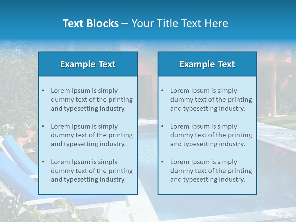 Summer Recreational Estate PowerPoint Template